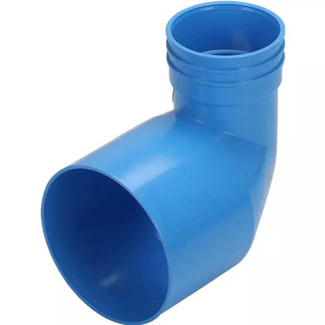 Wavin Ventiza terminal 90 grados PVC redondo 125x80x70 mm M/M