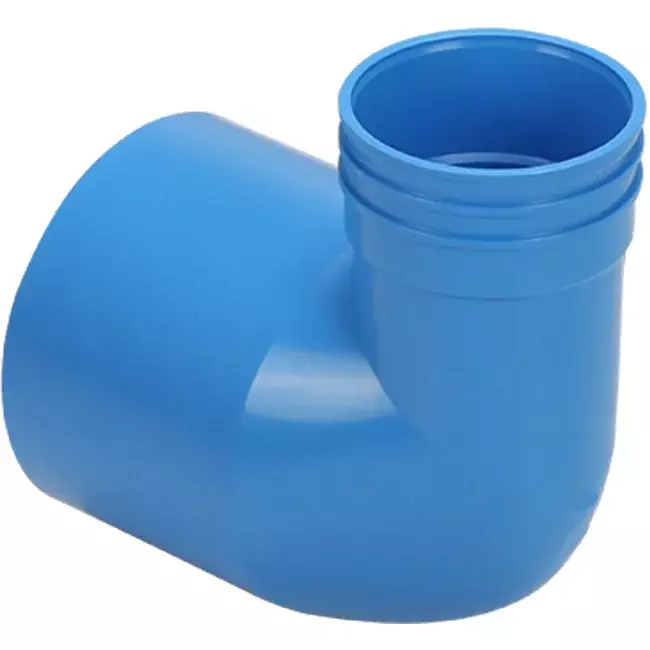 Wavin Ventiza terminal 90 grados PVC redondo 125x80x70 mm M/M