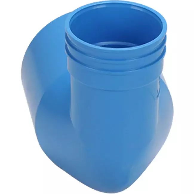 Wavin Ventiza terminal 90 grados PVC redondo 125x80x70 mm M/M