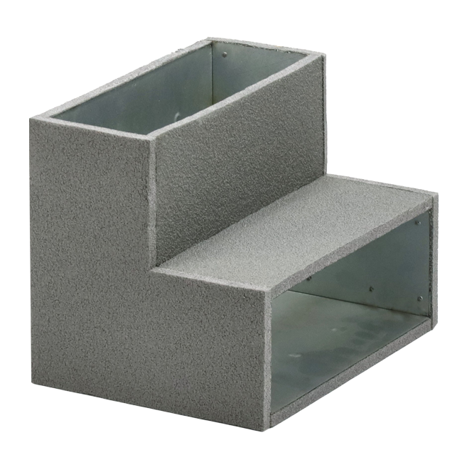 Termoducto codo 90 grados 220x80 mm vertical