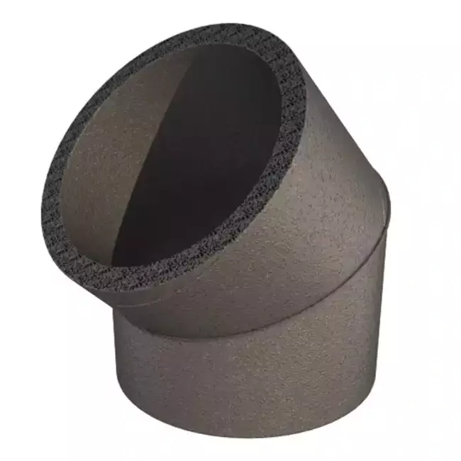Curva de 45 grados Ubbink Aerfoam 160 mm