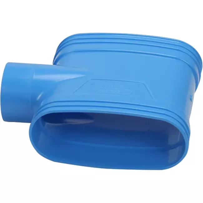 Wavin Ventiza Accesorio T de PVC ovalado 195x80 mm M/M/M