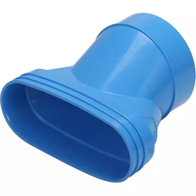 Wavin Ventiza Transición PVC ovalada 195x80 mm a 125 mm excéntrica M/S