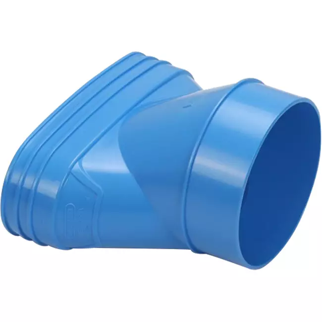 Wavin Ventiza Transición PVC ovalada 195x80 mm a 125 mm excéntrica M/S