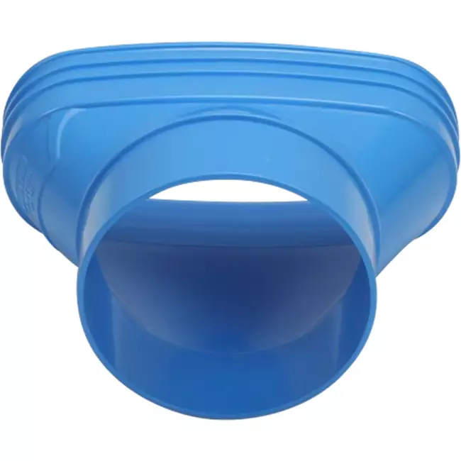 Wavin Ventiza Transición PVC ovalada 195x80 mm a 125 mm excéntrica M/S