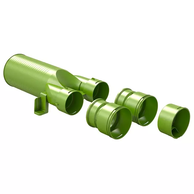 Ubbink Air Excellent 48C Adaptador de válvula con un diámetro de 125 mm