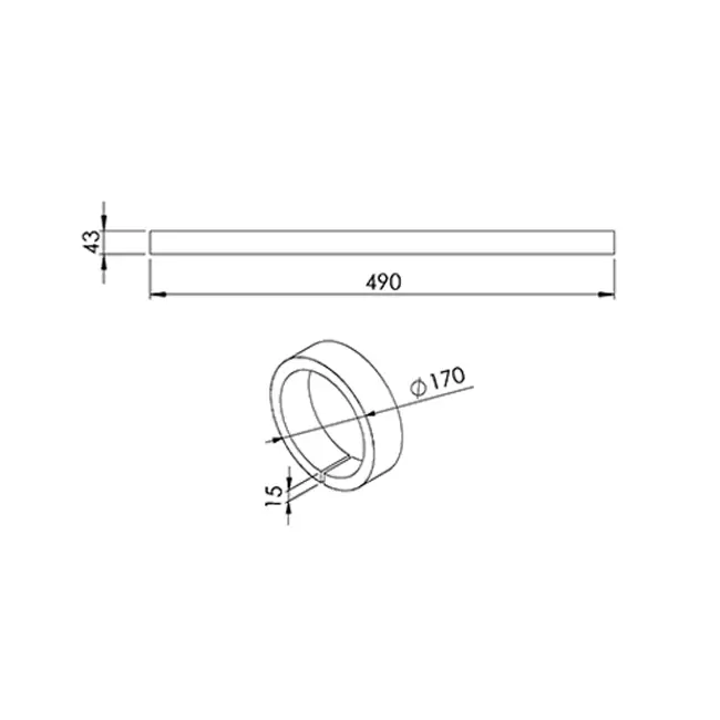 Europlast filtro para SPK2 - F490x43 (2 piezas)