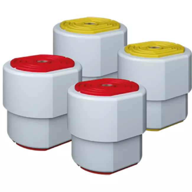 Kit de vibración ClimaConnect 3.2 rojo/amarillo, con muelle, para unidades de hasta 120 KG