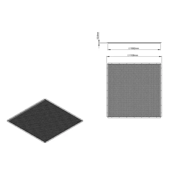 Rejilla protectora para caja de filtro MPC 1200 - SG FB 1200