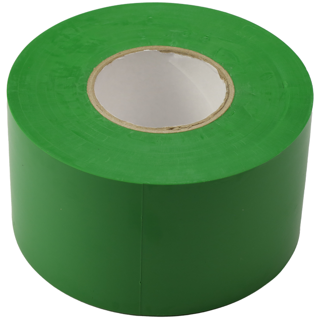 Cinta PVC verde 50 mm ancho - rollo 33 m
