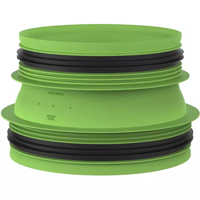 Conector Duco con goma D160-D180 (M/M)