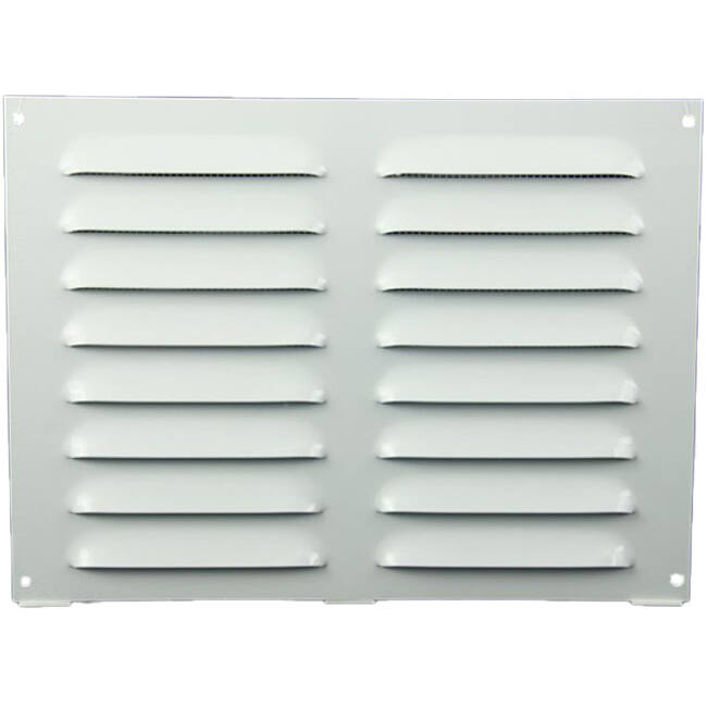 Ranura metálica rectangular 260x190 blanco - MR2619