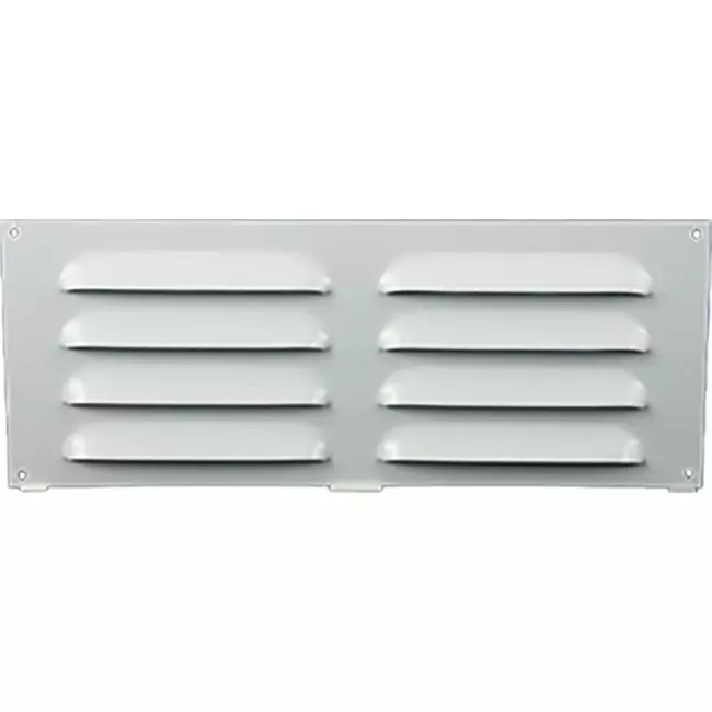 Ranura metálica rectangular 260x105 blanco - MR26105