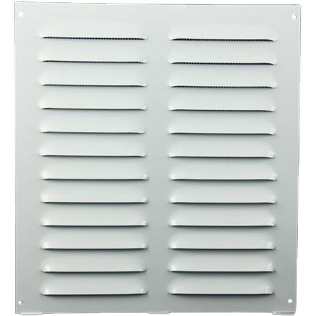 Ranura metálica rectangular 260x280 blanco - MR2628