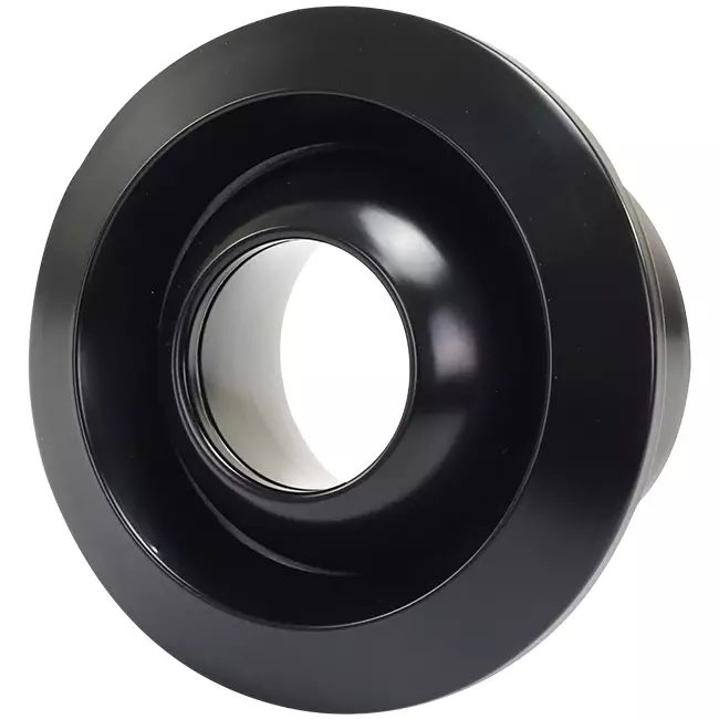 Rejilla de chorro 160mm Montaje en pared y techo RAL 9005