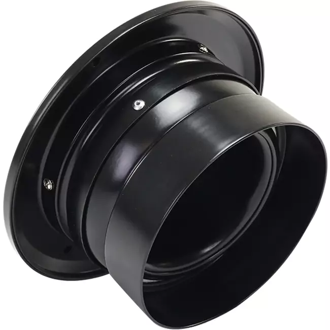 Rejilla de chorro 160mm Montaje en pared y techo RAL 9005