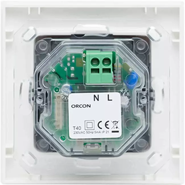 Sensor de control de humedad Orcon 15RF - empotrado