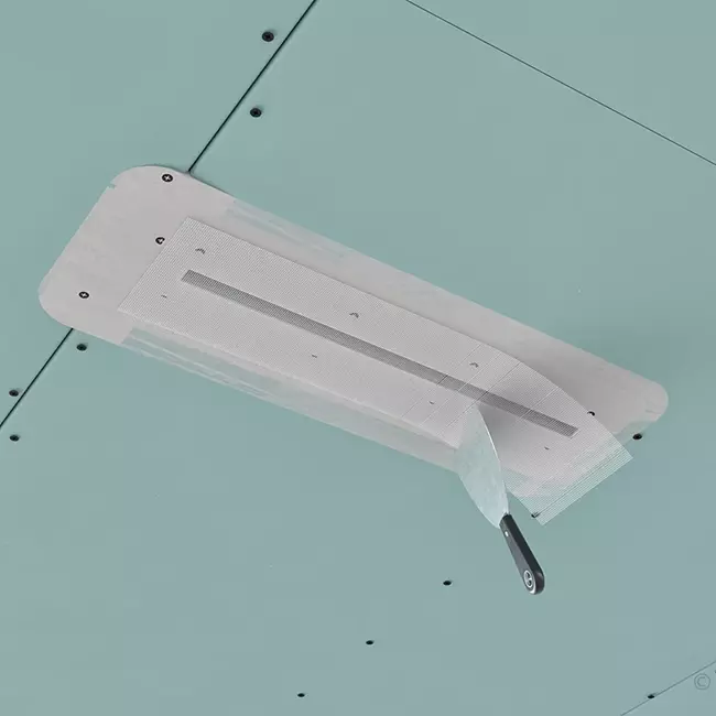 Rejilla sin marco Ergovent de 500 mm con diámetro de conexión de 75 mm - estándar