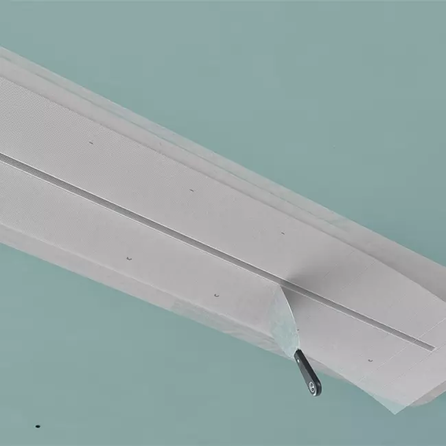Difusor de ranura sin marco Ergovent 600 mm con diámetro de conexión 75 mm - perfil