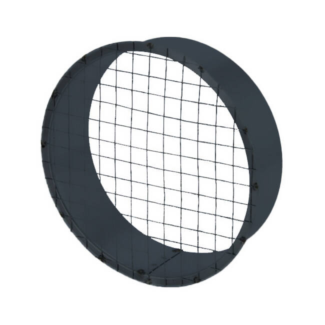 Tubo difusor diámetro 150 mm 90 grados (Sendz. Verz.) RAL7016