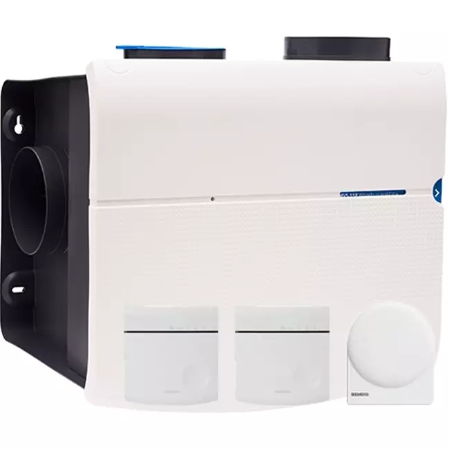 Orcon MVS-15RH CO2B Max Summer Night Comfort 550 m³/h + sensor de humedad + sensor de temperatura + control de CO₂ y sensor ambiente - enchufe con toma de tierra.
