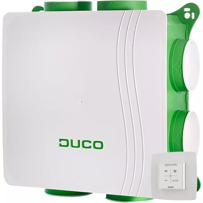 DucoBox Silent 2.0 400 m³/h + control RF - enchufe de seguridad
