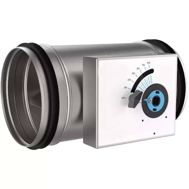 Redondo CAV Regulador de volumen constante de pared simple diámetro 160 mm