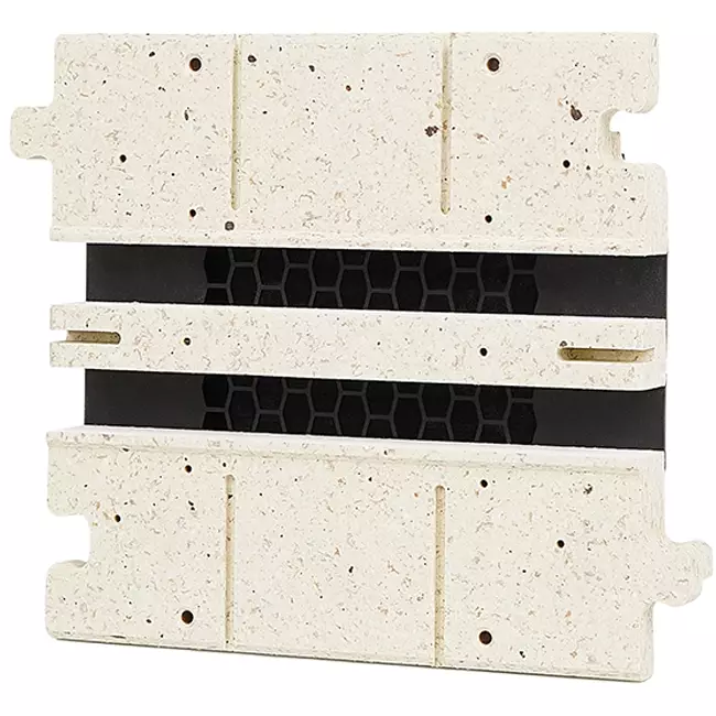 Sección intermedia Ergovent para difusores de ranura enchufables modulares 200 mm - 2 ranuras