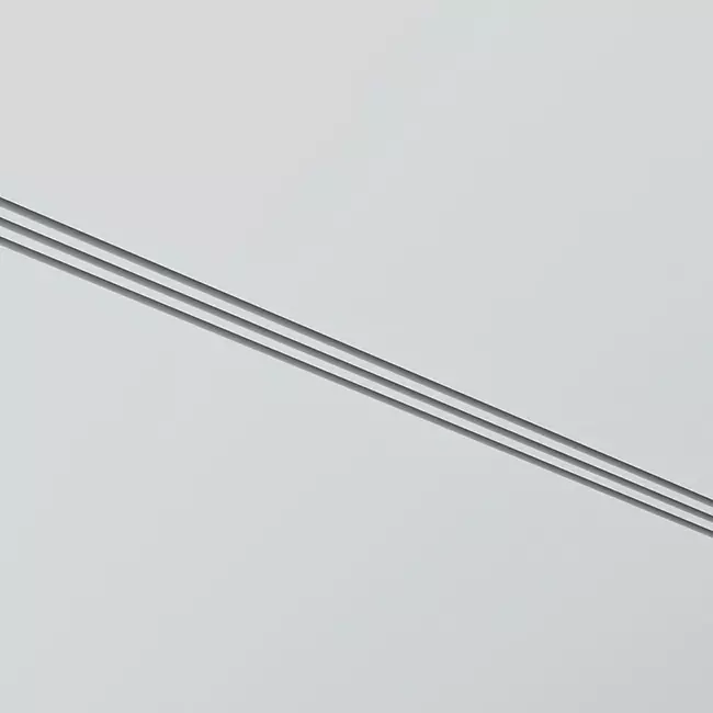 Difusor de ranura Ergovent sin marco 1000 mm con diámetro de conexión 160 mm - climatización - 3 ranuras