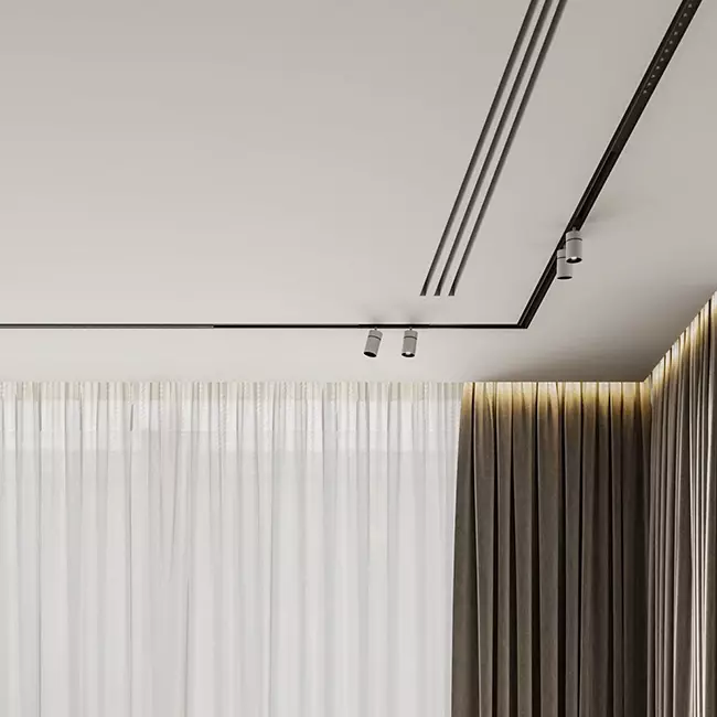 Difusor de ranura Ergovent sin marco 1000 mm con diámetro de conexión 160 mm - climatización - 3 ranuras