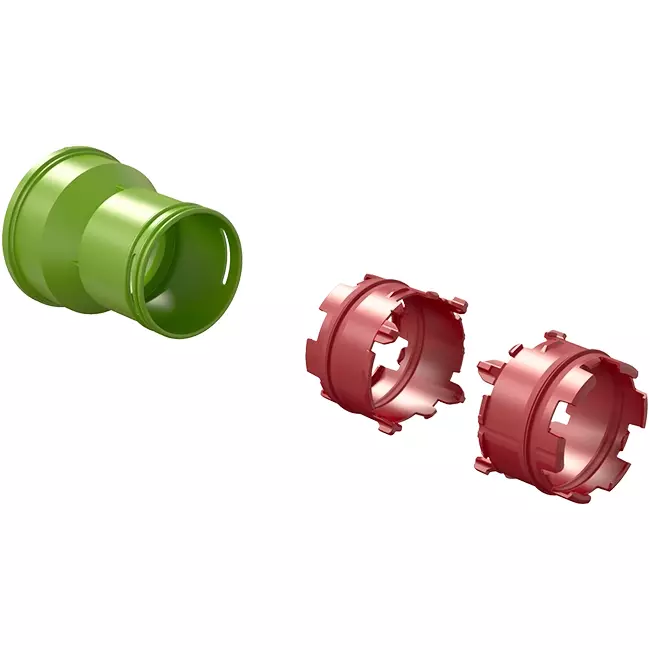 Conector Ubbink Air Excellent 23C para caja de distribución de aire DBOX 125/500
