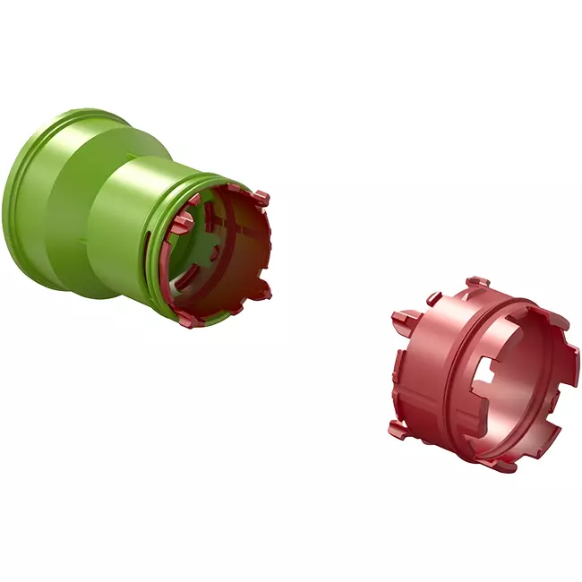 Conector Ubbink Air Excellent 23C para caja de distribución de aire DBOX 125/500