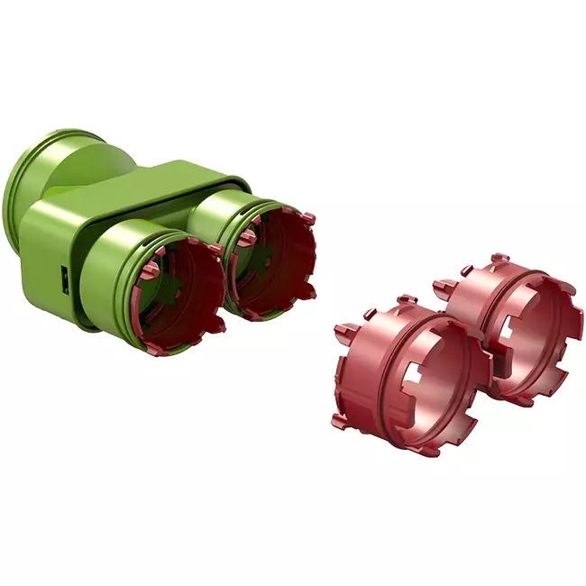 Conector Ubbink Air Excellent 55SC-23C para caja de distribución de aire DBOX 200/800