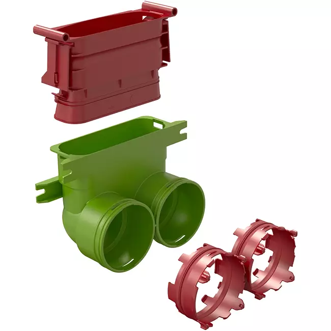 Reductor Ubbink Air Excellent 2x 34C - 45SC curva 90