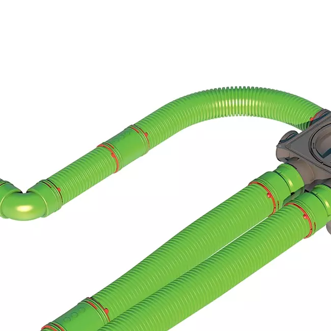 Conector Ubbink Air Excellent 48C para caja de distribución de aire DBOX 200/800