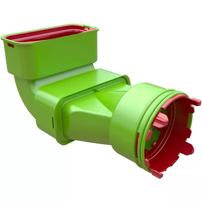 Ubbink Air Excellent 48C - 55SC curva reductor 90° - vertical