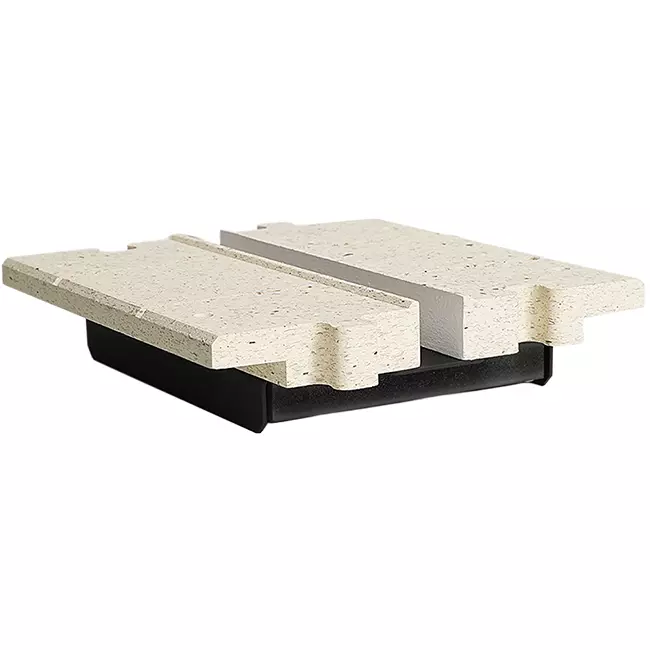 Sección intermedia Ergovent para difusores modulares de ranura enchufable 200 mm - 1 ranura