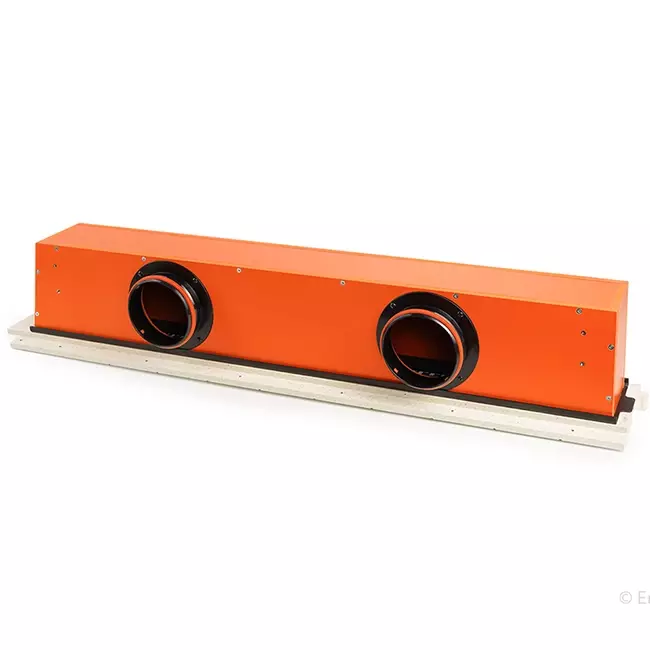 Difusor de ranura sin marco Ergovent 1050 mm con diámetro de conexión 125 mm - climatización - 1 ranura