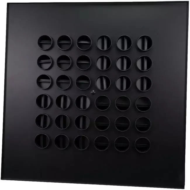 Difusor de techo Multinozzle 596x596mm - MN48 RAL9005 30% brillo