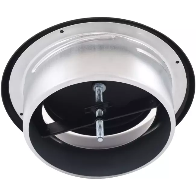 Válvula de escape de ventilación 200 mm metal - E-DVS200 RAL9005 30% brillante