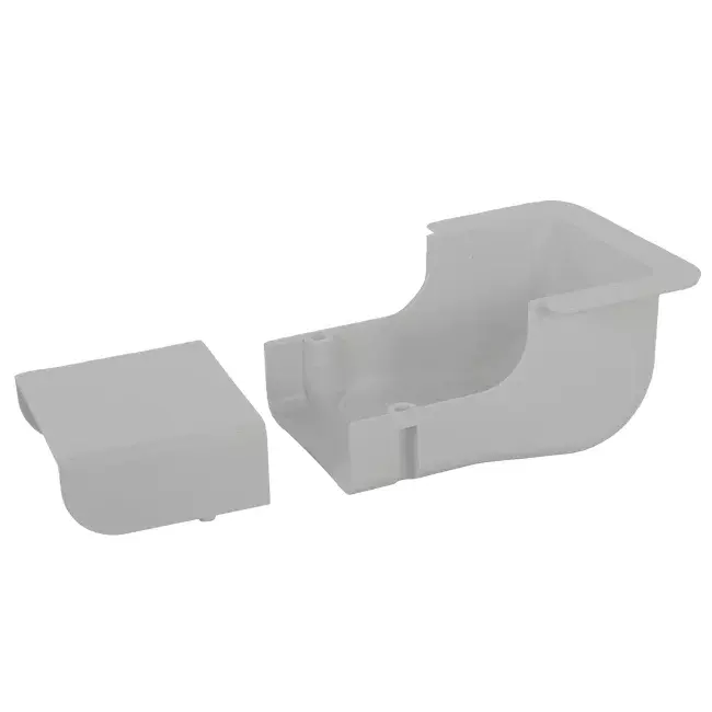 Tapa de pared ClimaConnect para conducto de montaje 100 mm - RAL 9010