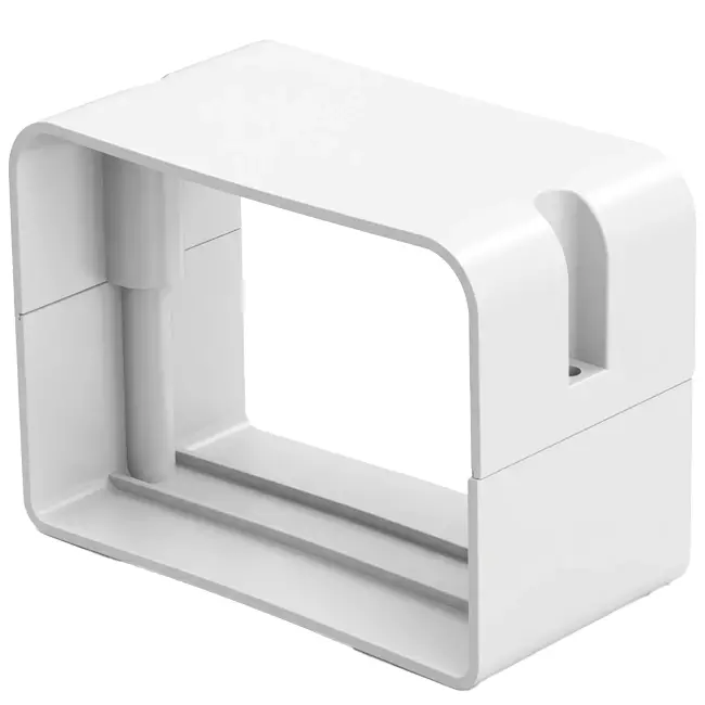 Pieza de conexión ClimaConnect para conducto de montaje 100 mm - RAL 9010