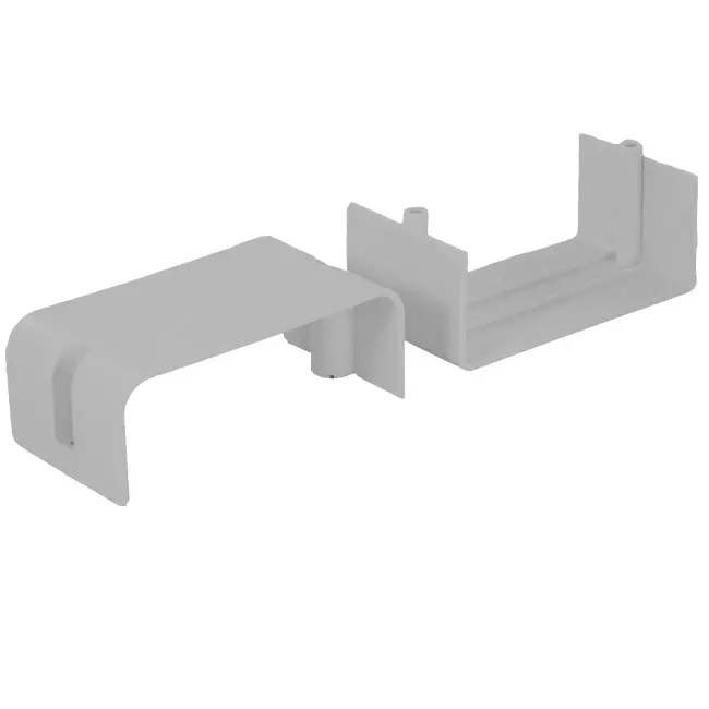 Pieza de conexión ClimaConnect para conducto de montaje 100 mm - RAL 9010