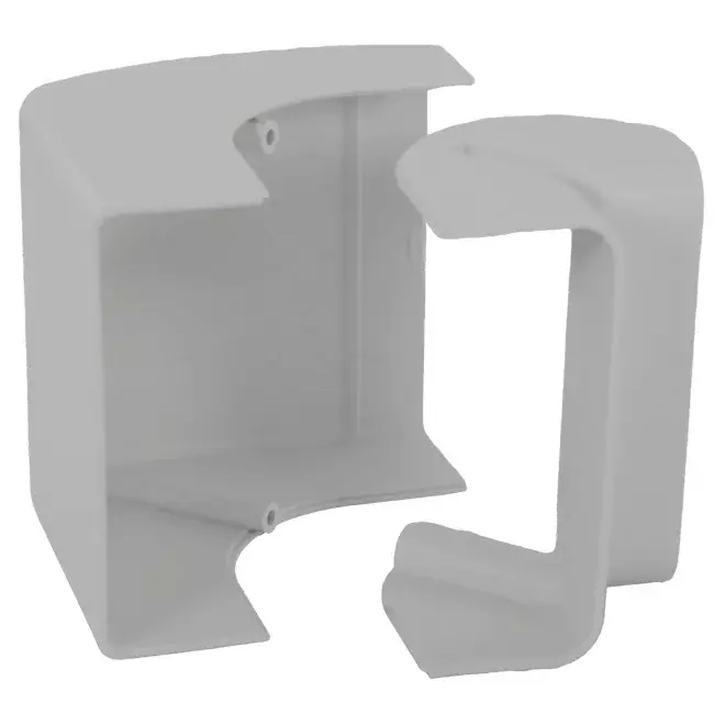 Codo interior ClimaConnect para conducto de montaje 75 mm - RAL 9010