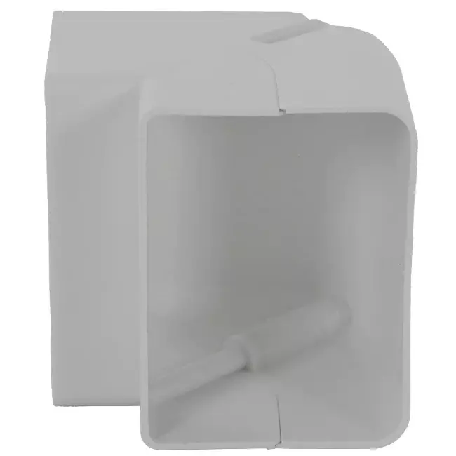 Codo exterior ClimaConnect para conducto de montaje 75 mm - RAL 9010