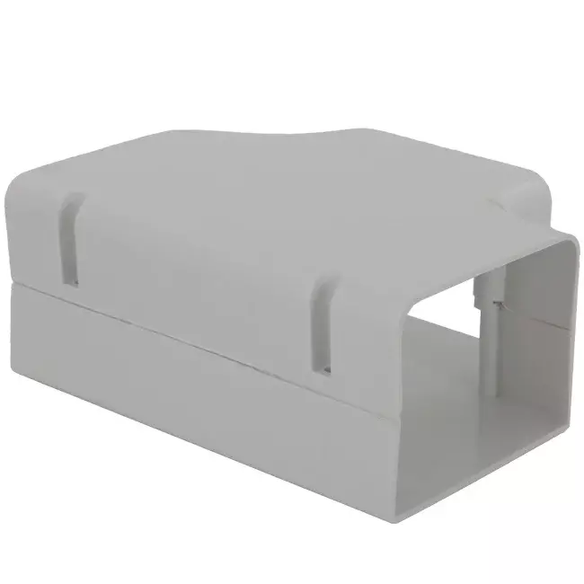 Pieza en T ClimaConnect para conducto de montaje 100 mm - RAL 9010