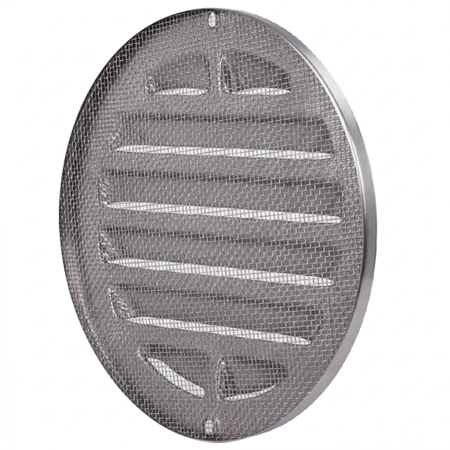 Rejilla exterior redonda 80 mm SS304