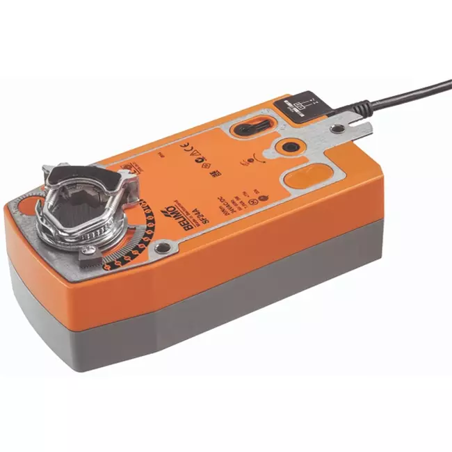 Actuador de válvula rotativa Belimo con retorno por muelle 24V - abrir/cerrar - 20 Nm - SF24A
