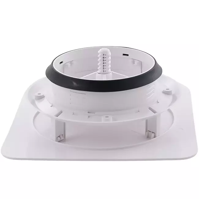 Válvula ClimaConnect Design cuadrada, Ø 125 mm - blanca