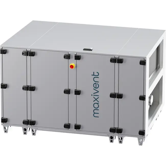 Cajas de tratamiento de aire Maxivent WTW con intercambiador de calor de contracorriente, 5000 m³/h, horizontal-horizontal a la izquierda - PHE 5000 H OOJL T 01
